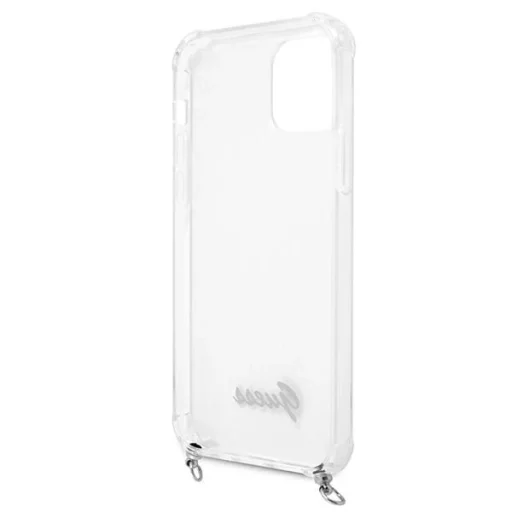 Guess GUHCP12LKC4GSSI iPhone 12 Pro Max 6.7" Átlátszó tok 4G Ezüst Lánc - 7