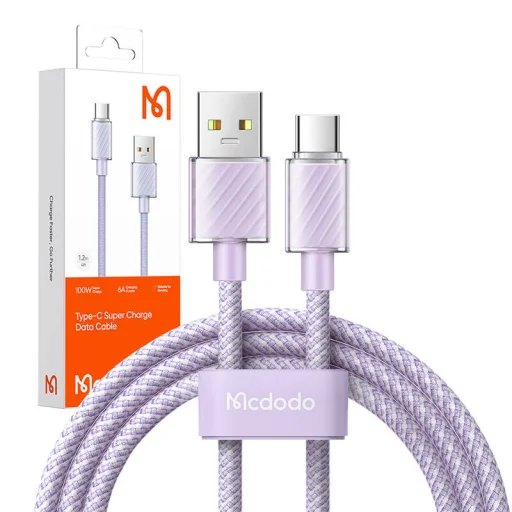 Mcdodo CA-3652 Lightning USB kábel, 1.2m (lila) - 3