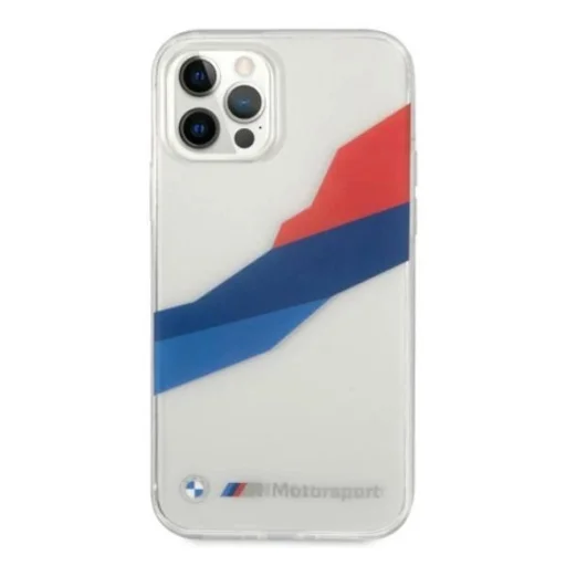  iPhone 12 Pro Max 6,7" átlátszó keménytok BMW BMHCP12LSKTGT Motorsport Tricolor tok - 3