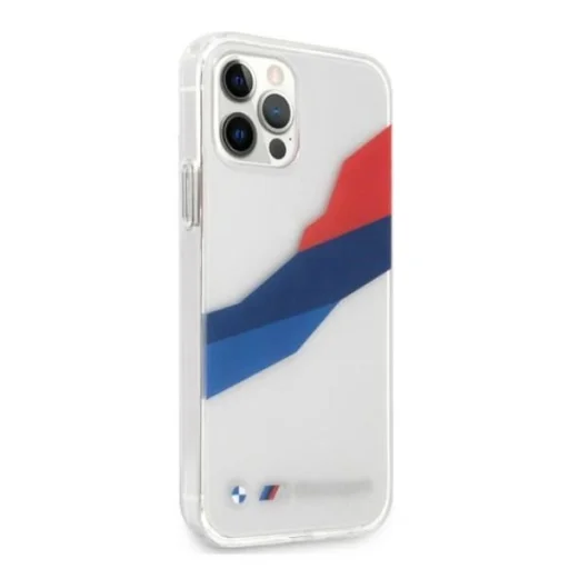  iPhone 12 Pro Max 6,7" átlátszó keménytok BMW BMHCP12LSKTGT Motorsport Tricolor tok - 4