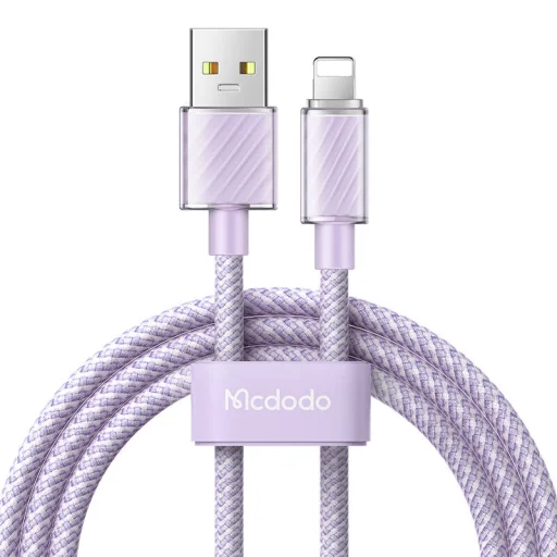 USB-A to Lightning Mcdodo CA-3642 kábel, 1,2m (lila) - 1