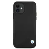 iPhone 12 Mini 5,4" fekete/black BMW BMHCP12SRCDPK hardcase Leather Deboss tok thumbnail