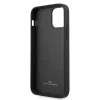  iPhone 12 Mini 5,4" fekete/black BMW BMHCP12SRCDPK hardcase Leather Deboss tok thumbnail