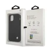  iPhone 12 Mini 5,4" fekete/black BMW BMHCP12SRCDPK hardcase Leather Deboss tok thumbnail