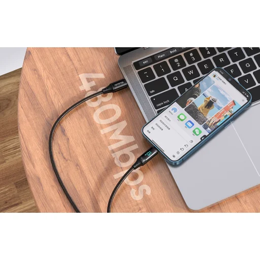 Mcdodo CA-1030 USB-C - Lightning kábel, 36W, 1.2m (fekete) - 6