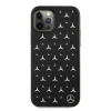 Mercedes MEHCP12MESPBK iPhone 12/12 Pro 6,1" fekete hardcase Silver Stars Pattern tok thumbnail