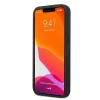 AMG AMHCP13SGSEBK iPhone 13 mini 5,4" fekete tok hardcase bőr dombornyomott vonalak thumbnail