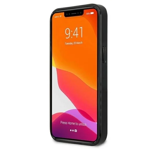 Mercedes MEHCP13SESPBK iPhone 13 mini 5,4" fekete keménytok Silver Stars Pattern - 5