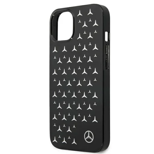 Mercedes MEHCP13SESPBK iPhone 13 mini 5,4" fekete keménytok Silver Stars Pattern - 6