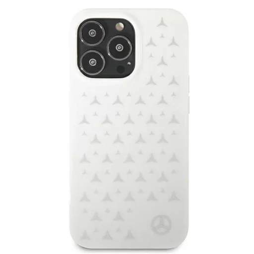 Mercedes MEHCP13XESPWH iPhone 13 Pro Max 6,7" fehér hardcase Silver Stars Pattern tok - 3