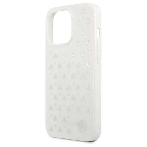 Mercedes MEHCP13XESPWH iPhone 13 Pro Max 6,7" fehér hardcase Silver Stars Pattern tok - 6