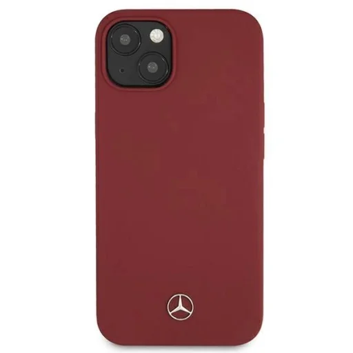 Mercedes MEHCP13SSILRE iPhone 13 mini 5,4" piros hardcase Silicone Line tok - 3