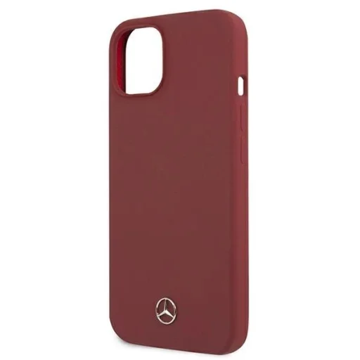 Mercedes MEHCP13SSILRE iPhone 13 mini 5,4" piros hardcase Silicone Line tok - 6