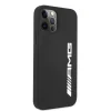 AMG Silicone Big Logo tok iPhone 12 Pro Max - fekete thumbnail