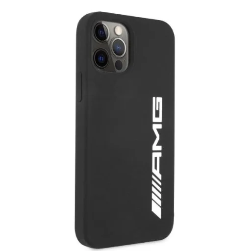 AMG Silicone Big Logo tok iPhone 12 Pro Max - fekete - 4