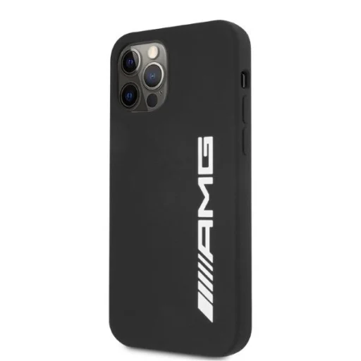 AMG Silicone Big Logo tok iPhone 12 Pro Max - fekete - 2