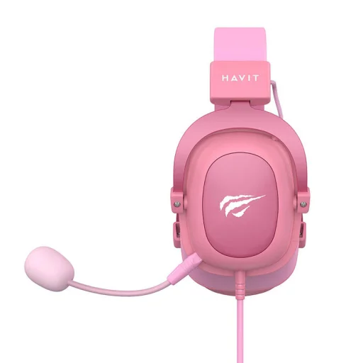 Havit H2002D gamer fejhallgató (rózsaszín) - 4