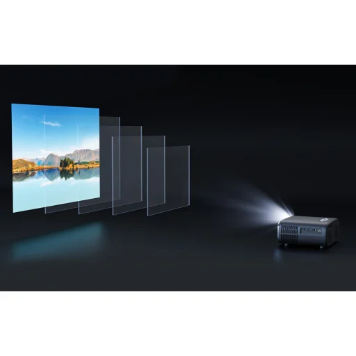 BlitzWolf BW-V4 1080p LED vetítő, Wi-Fi + Bluetooth (fekete) - 6