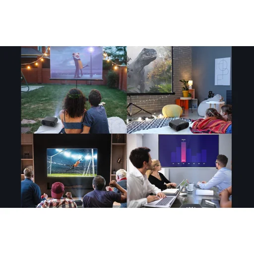 BlitzWolf BW-V4 1080p LED vetítő, Wi-Fi + Bluetooth (fekete) - 7