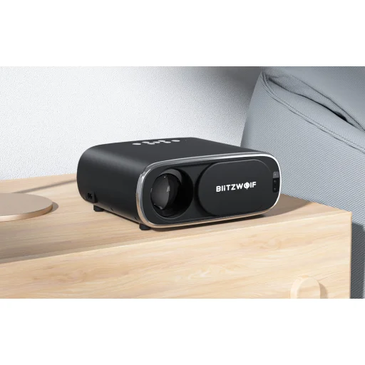 BlitzWolf BW-V4 1080p LED vetítő, Wi-Fi + Bluetooth (fekete) - 10