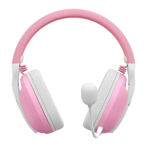 Gamer fejhallgató Havit Fuxi H1 2.4G (pink) - 3