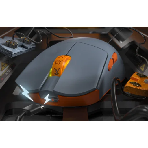 Vezeték nélküli gaming egér Darmoshark M3s PRO (szürke) - 7