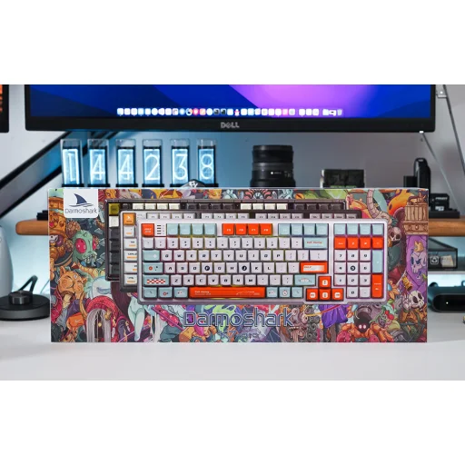 Gaming billentyűzet Darmoshark K7 PRO (fehér) - 2