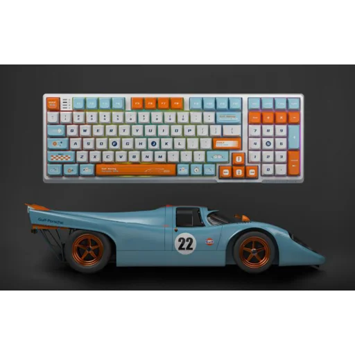 Gaming billentyűzet Darmoshark K7 PRO (fehér) - 5