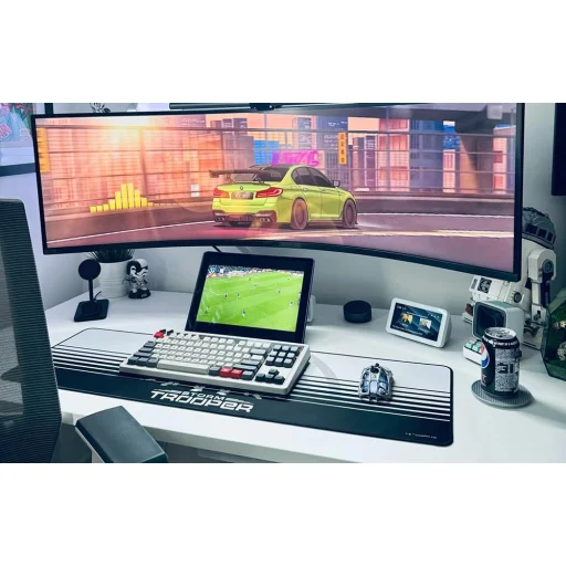  GravaStar Mercury M1 Pro Vezeték Nélküli Gamer Egér Harckopott Verzió Ezüst Köd + 4K Adóvevő - 7