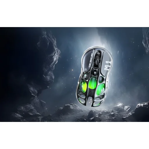 GravaStar Mercury M1 Pro Vezeték nélküli Gaming Egér Gunmetal Szürke - 3