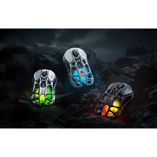 GravaStar Mercury M1 Pro Vezeték nélküli Gaming Egér Gunmetal Szürke - 7