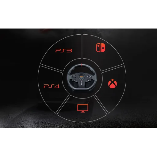 PXN-V900 játékkormánykerék (PC / PS3 / PS4 / XBOX ONE / SWITCH) - 5