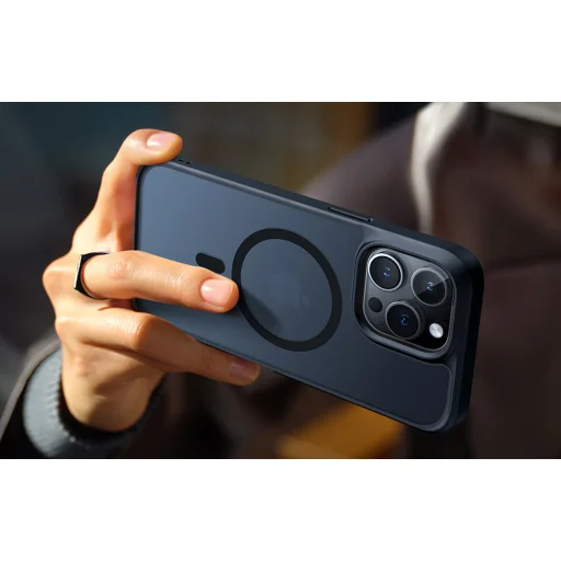 Torras Guardian-Mag tok iPhone 15 Pro-hoz (fekete) - 5