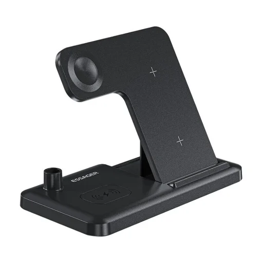 Vezeték nélküli töltő 4 az 1-ben 15W Essager PD (fekete) - 2