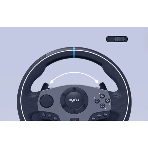 PXN-V9 Gaming kormány (PC / PS3 / PS4 / XBOX ONE / XBOX SERIES S&X / SWITCH) - 6