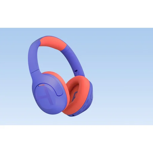 Vezeték nélküli Bluetooth fejhallgató Haylou S35 ANC (lila-narancs) - 4