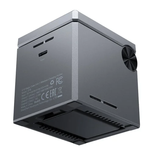 Vezeték nélküli töltő 3 az 1-ben, Acefast, E18, 15W (fém szürke) - 3