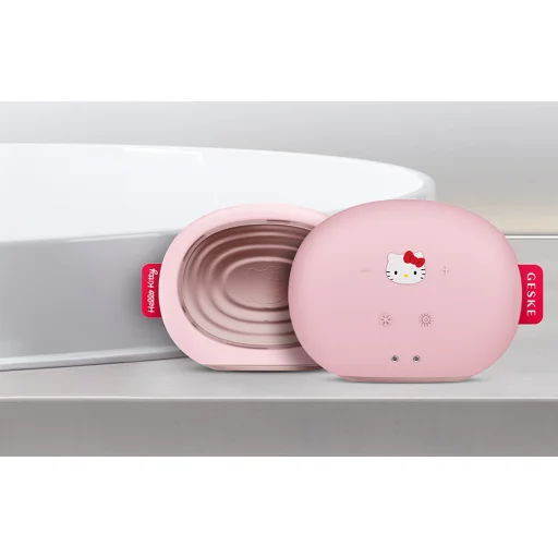 Geske 8 az 1-ben Hello Kitty Szónikus arcmasszírozó Cool & Warm móddal (rózsaszín) - 7