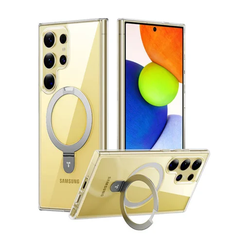 Case Torras UPRO Ostand Samsung Galaxy S24 Ultra tok (átlátszó) - 2