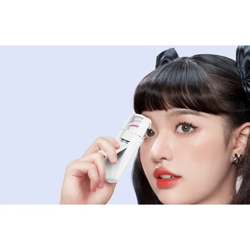 ANLAN 04-AJMJ14-001 Elektromos fűtött szempilla-göndörítő (fehér) - 2