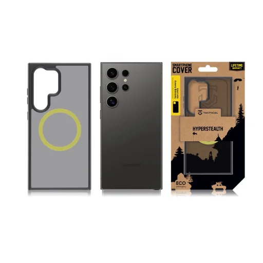 Tactical MagForce Hyperstealth 2.0 tok Samsung Galaxy S24 Ultra Fekete/Sárga - 3