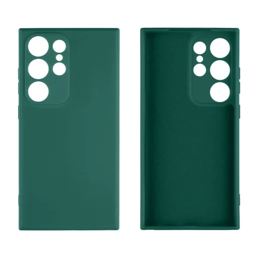 OBAL:ME Matt TPU tok Samsung Galaxy S24 Ultra Dark Green - 2