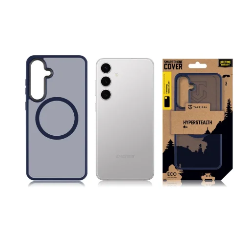 Tactical MagForce Hyperstealth fliptok Samsung Galaxy S24+ készülékhez Mély Kék - 3