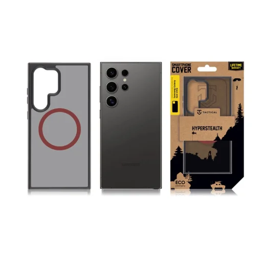 Tactical MagForce Hyperstealth 2.0 tok Samsung Galaxy S24 Ultra Black/Red - 3