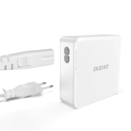 GaN 100W gyors fali töltő 2 x USB-C / 2 x USB Dudao A100EU - fehér - 3