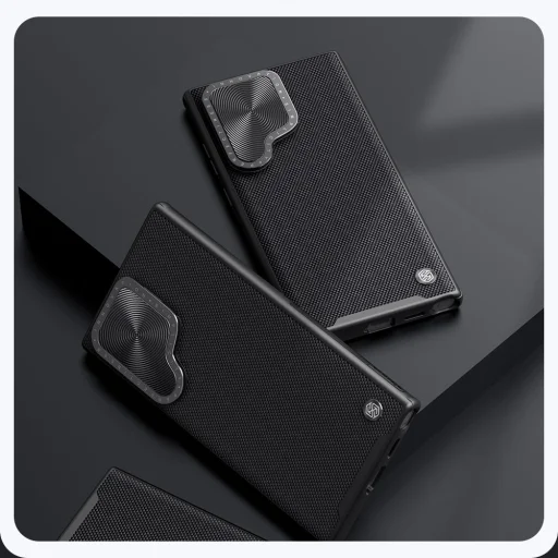 Nillkin Textured Prop Hard Case tok Samsung Galaxy S24 Ultra fekete - 9