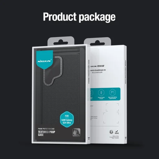 Nillkin Textured Prop Hard Case tok Samsung Galaxy S24 Ultra fekete - 10