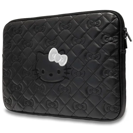 Hello Kitty Zip PU Steppelt Masnis tok 14"-es laptophoz - fekete - 2