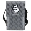 Karl Lagerfeld Tok KLWBSAKHPCG Kézitáska - Ezüst Saffiano Monogram Choupette tok thumbnail