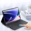 Dux Ducis Bluetooth Keyboard tok (TK Series) Samsung Tab S9 Plus / S9 FE Plus - Fekete thumbnail